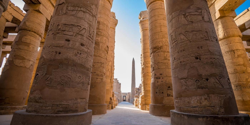 an amazing structures of the Karnak temples Complex